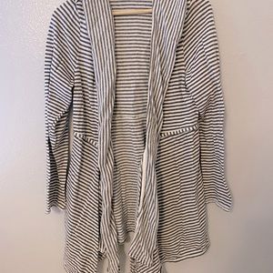 Sophie Max Striped Cardigan With Hood Size Xtra Large